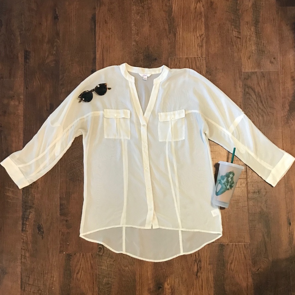 Candie’s Sheer Blouse